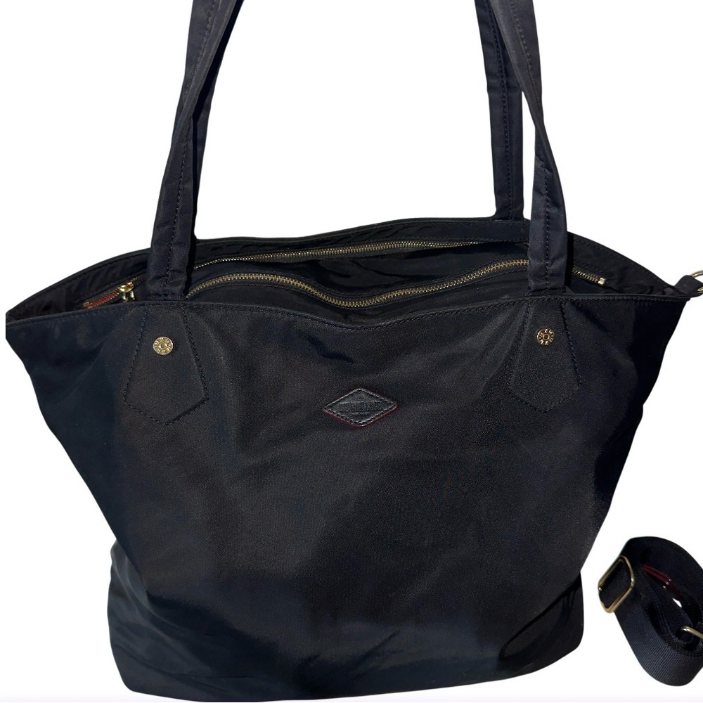 MZ Wallace Black Large SoHo Tote Bag Travel Luggage Sleeve - Picture 9 of 13